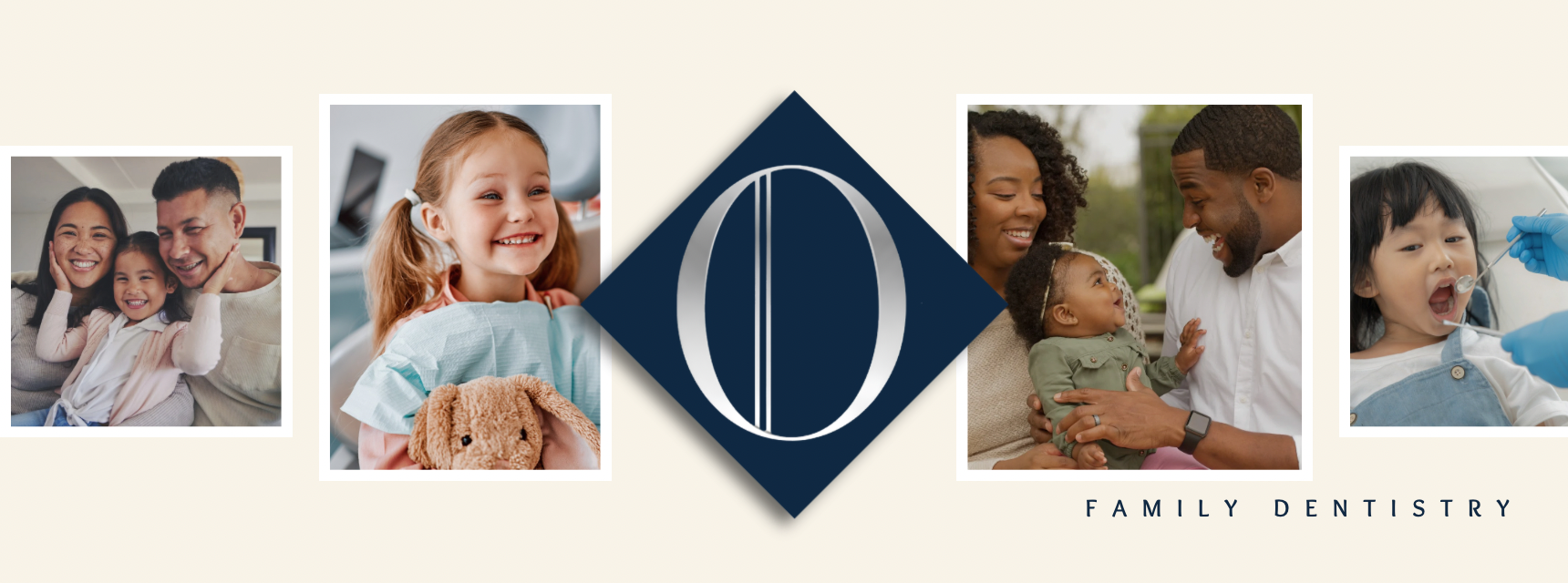 Family smiling together at Owens Dental