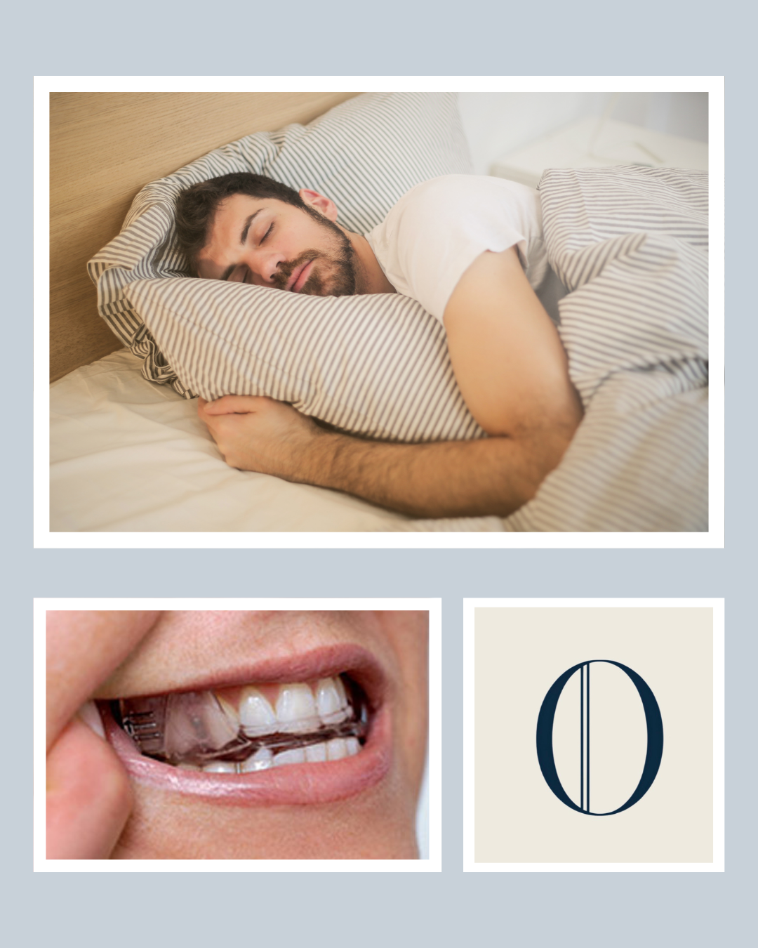 Person sleeping restfully