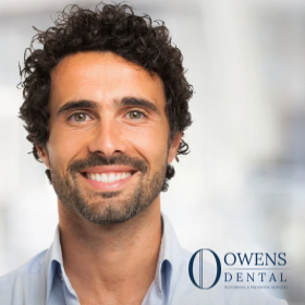 Smile refined with cosmetic recontouring at Owens Dental